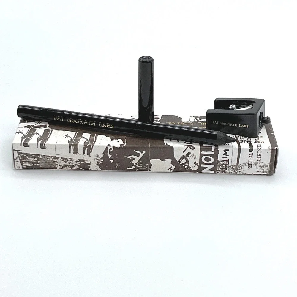 Pat McGrath Labs PermaGel Ultra Glide Eye Pencil Xtreme Black 202 with Sharpener